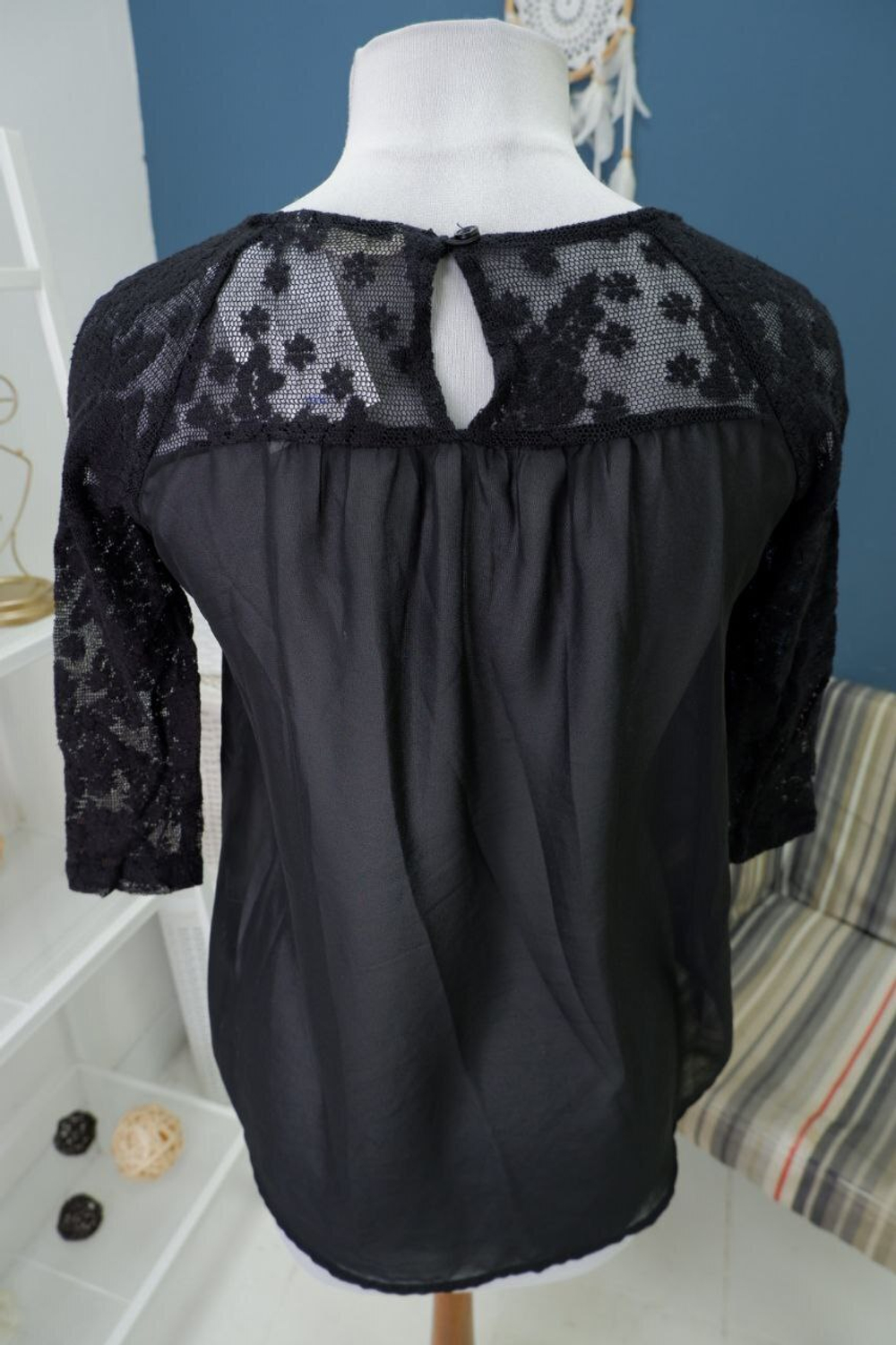 Блузка Review с кружевом 42 размер