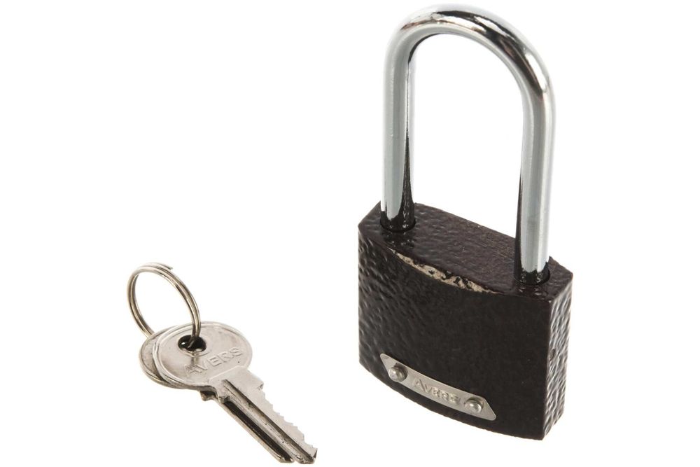 Замок навесной AVERS PD-01-38-L АВЕРС (12/144)(00005895)