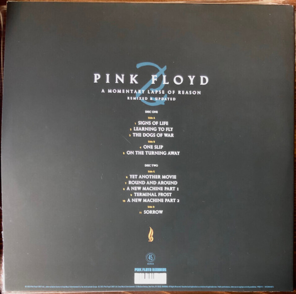 Pink Floyd / A Momentary Lapse Of Reason (Remixed & Updated)(2LP)