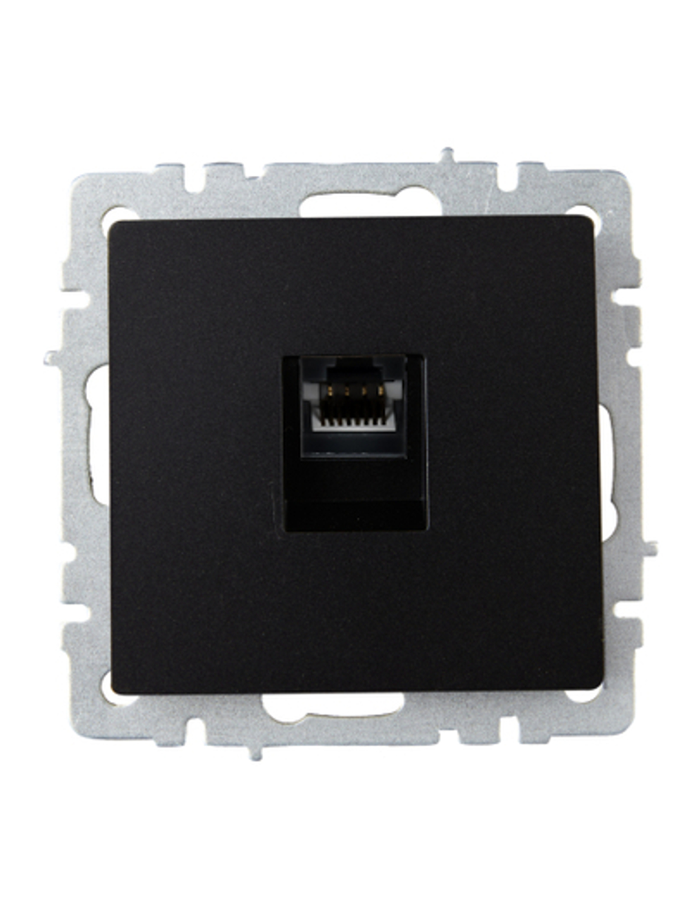 BRITE Розетка компьютерная RJ45 кат.6 РК11-БрЧ черный IEK