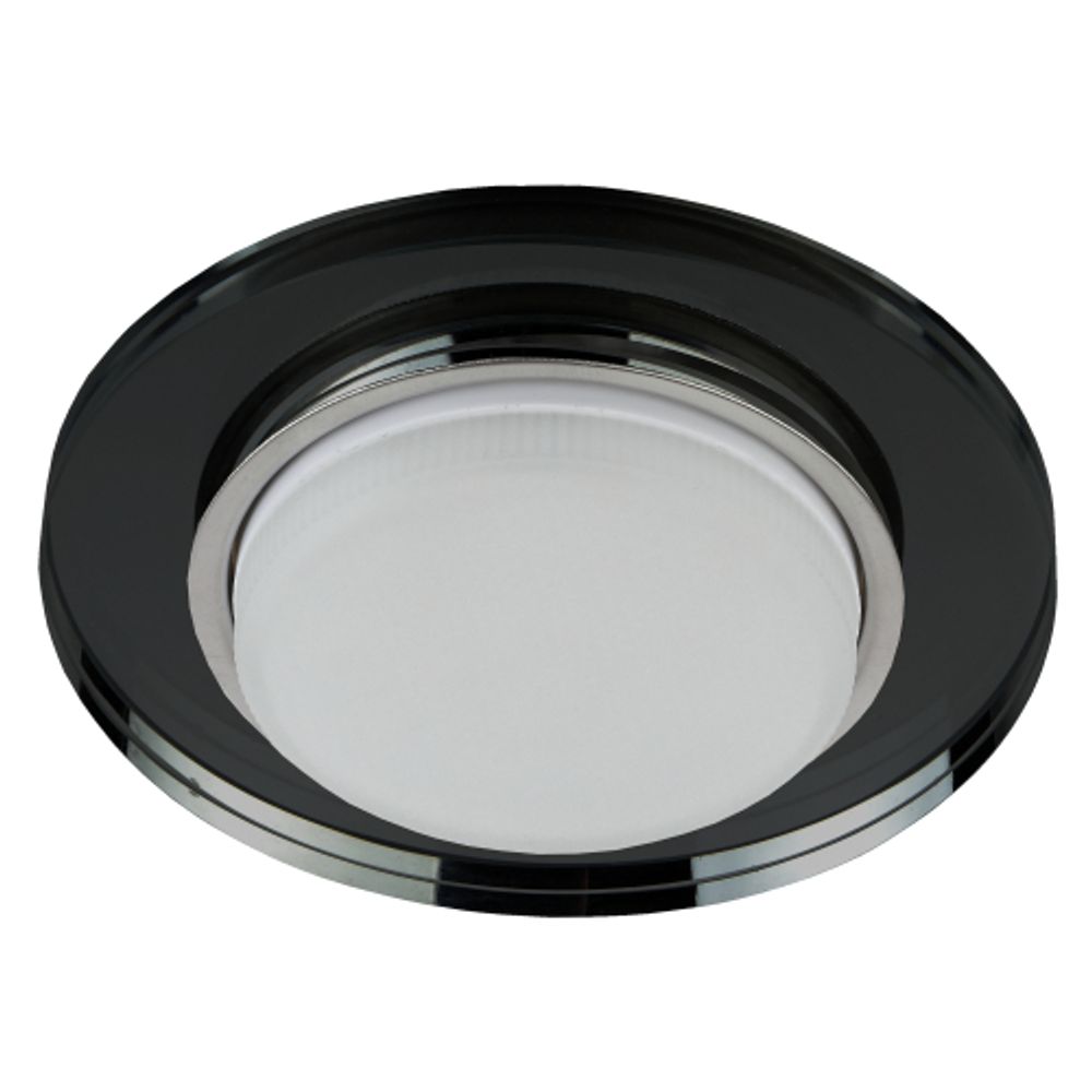 Светильник встраиваемый ЭРА DK80 BK под лампу GX53 черный | Встраиваемые светильники Для ламп GX53