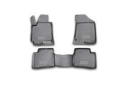 Коврики Standard, в салон KIA Pro-Ceed 3D, 2008-2012, 4 шт. (полиуретан, чёрные) Element.NLC.25.27.210