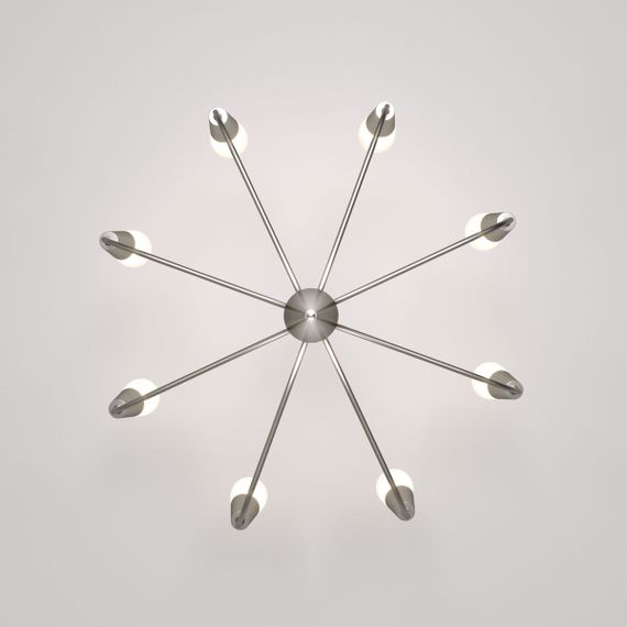 Подвесная люстра Eurosvet Rhyton 60167/8 никель