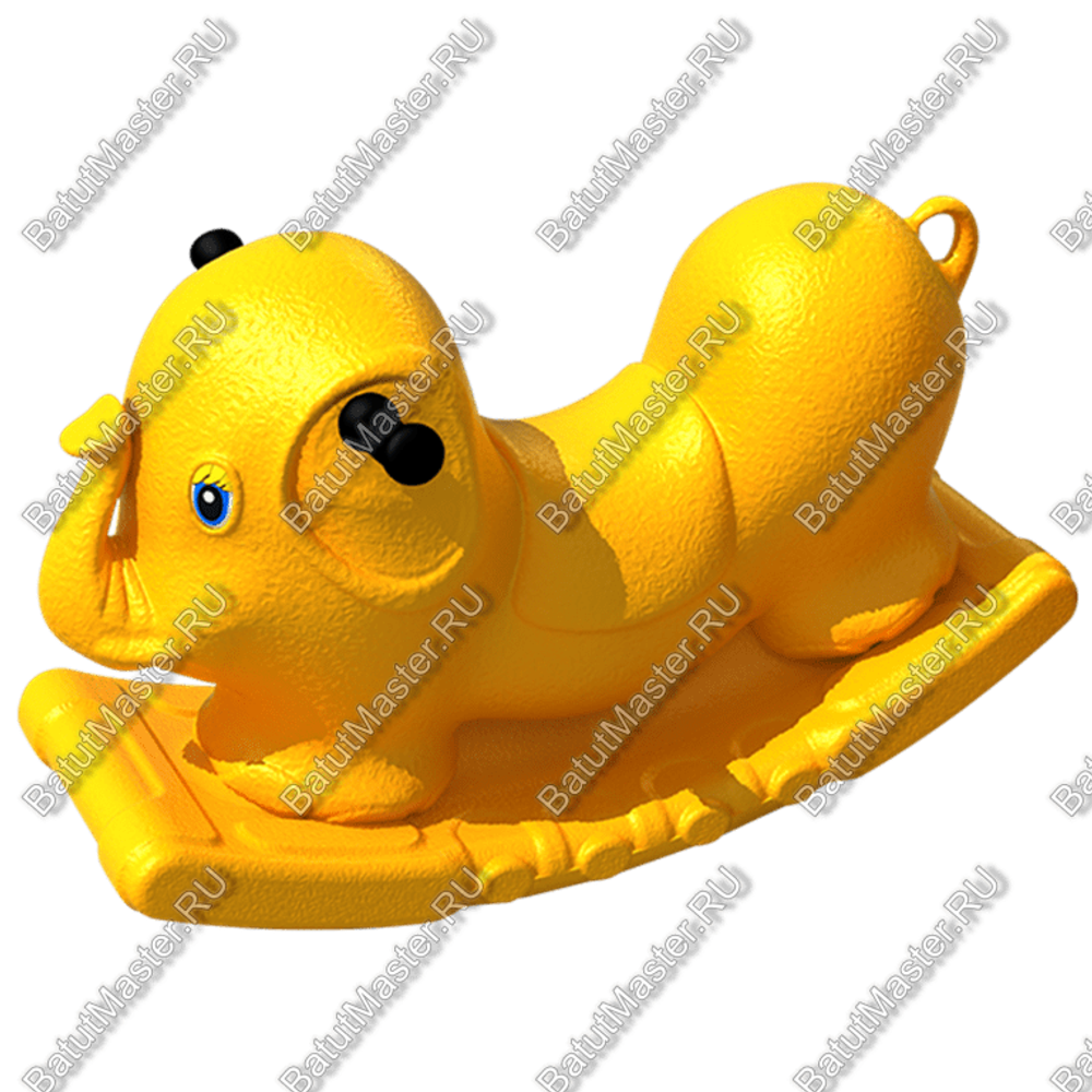 Качалка детская для помещений, детских садов "Слоник"