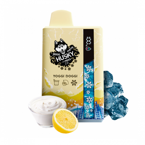 Одноразовая электронная сигарета Husky Airmax 2.0 - Yoggi Doggy (15000 затяжек)