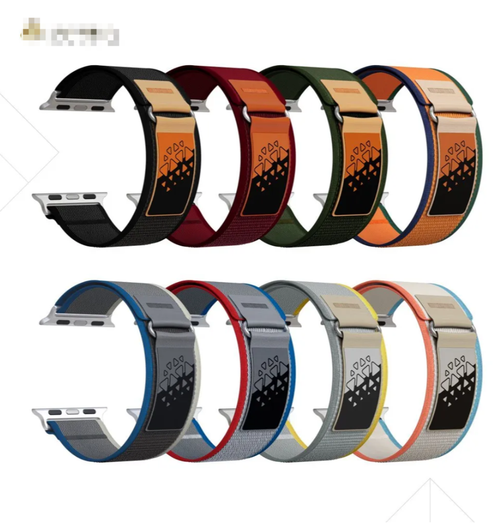 Нейлоновый ремешок для Apple Watch 40/41/42 mm Lyambda Premium Meleph DSN-26-40-13 Blue/Orange/Green