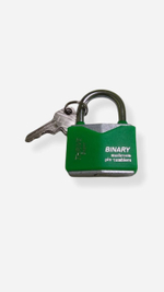 ЗАМОК НАВЕСНОЙ BINARY ГЕЛЕВЫЙ 40ММ