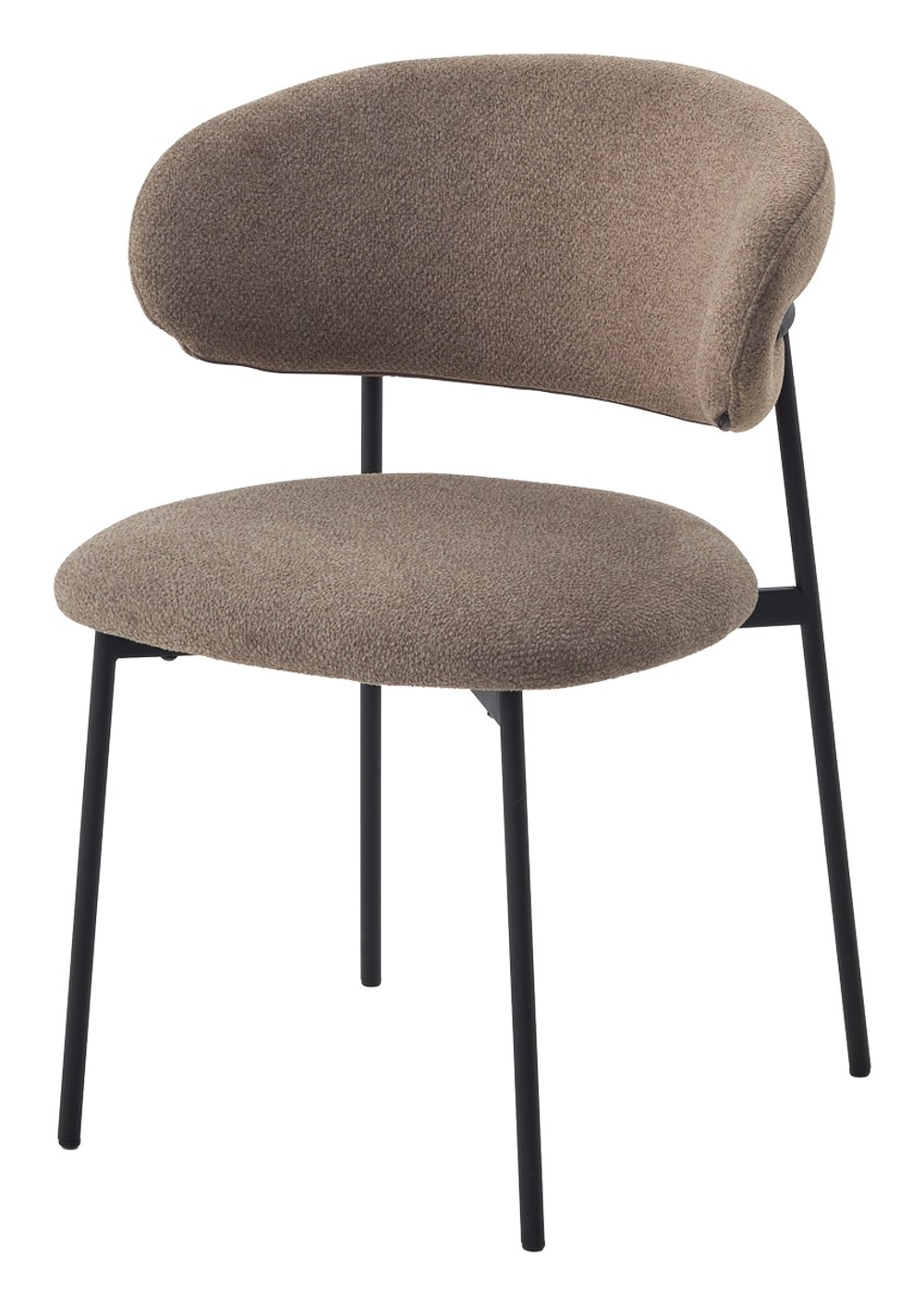 Стул М-City DISAUR Тренд (Trend) Ns05 Капучино, букле, Черный каркас