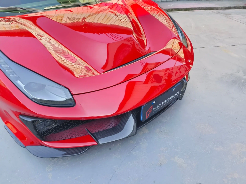 Карбоновый обвес переделка для Ferrari 488 2015-2020 переделка в Pista Феррари