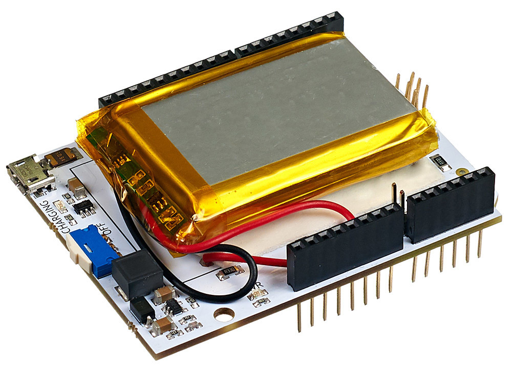 Плата Power Shield (Li-Ion, 2000 мА·ч)