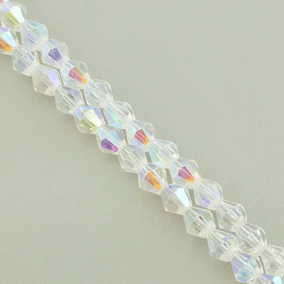 Нитка Чешский хрусталь 32 см. 8 мм. (Без замка)