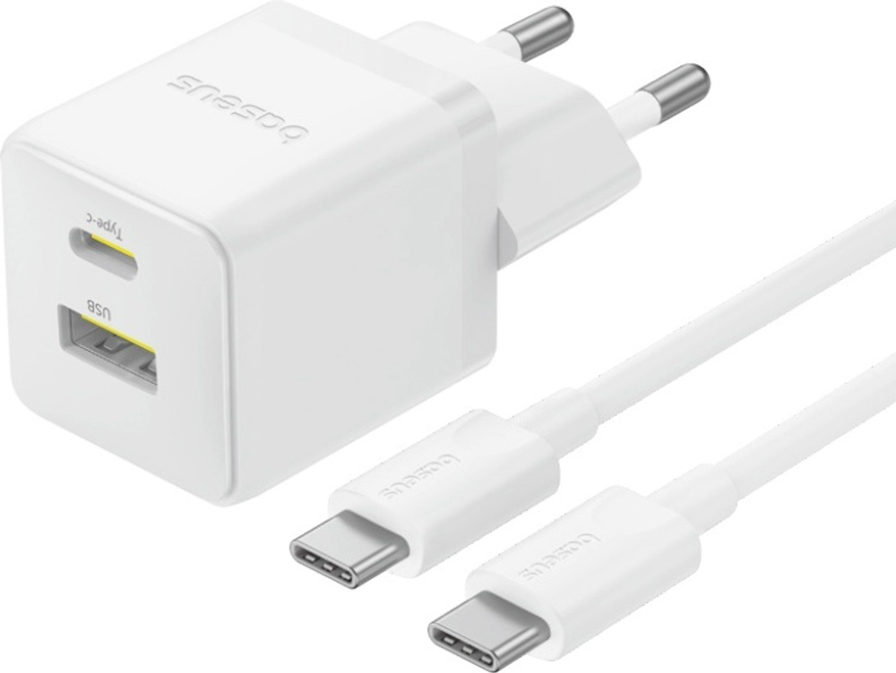Зарядное устройство Baseus Palm USB Type-C, USB белый