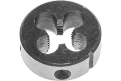 Круглая ручная плашка для нарезания метрической резьбы, мелкий шаг, Зубр "МАСТЕР" М10x1,25 4-28022-10-1.25