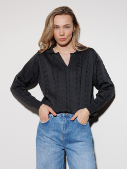 Джемпер-поло «Косы»