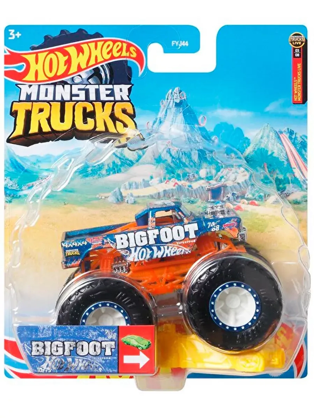 Машинка Monster Trucks Хот Вилс FYJ44 HWC65
