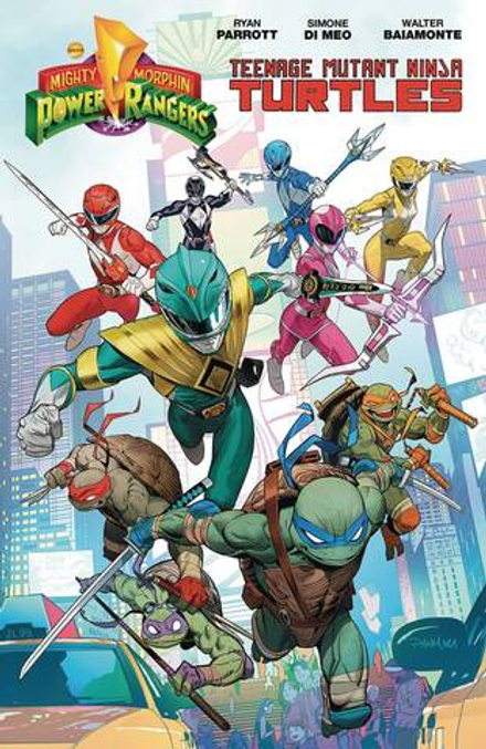 Комикс Power Rangers Teenage Mutant Ninja Turtles TPB