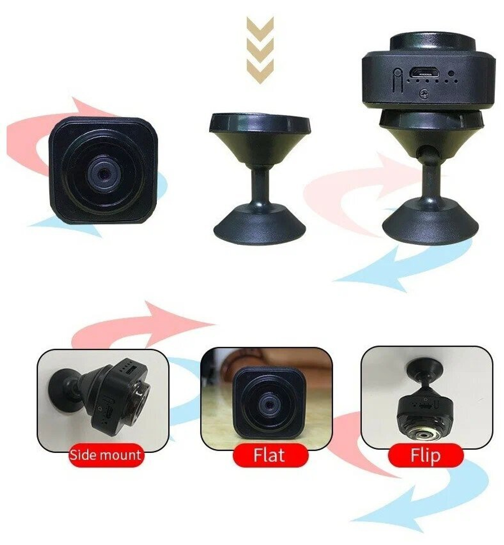 Мини-камера XPX L18 WiFi, Ночной режим, датчик движения, FHD 1080P