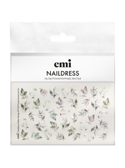 Naildress Slider Design №106 Романтичные листья