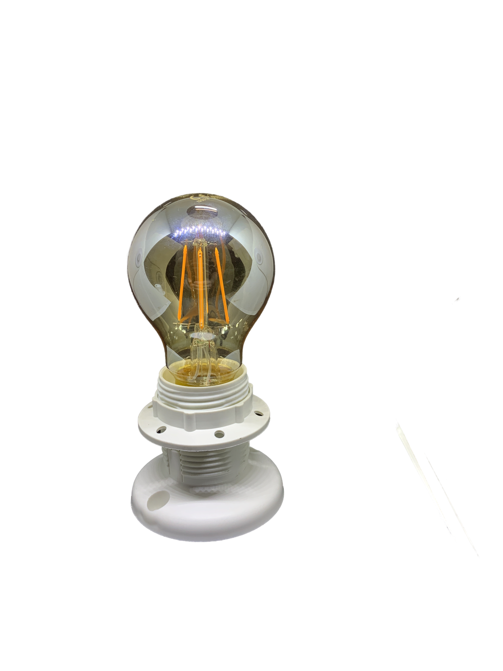 Патрон Е 27 для ламп с основанием белый