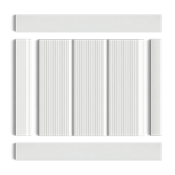 Стеновая панель HiWood, 270x12 см