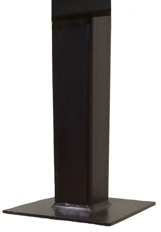 Столб 3,0 метра для забора квадратный 40х40