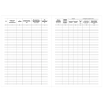 Журнал регистрации инструктажа на рабочем месте (ГОСТ 12.0.004-90) 13 граф 60 страниц мягкая обложка