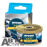 Ароматизатор в банке под сиденье Areon GEL KEN 35гр - Новая Машина\New Car