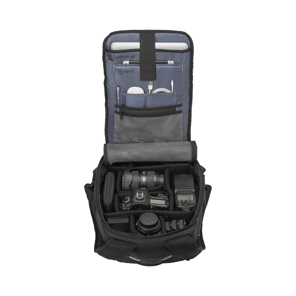 Рюкзак для фотокамеры чёрный (12л) WENGER TechPack 606488