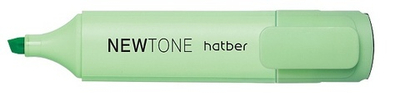 Текстовыделитель Hatber NEWtone Pastel, 1-5 мм, зелёный, 1 шт