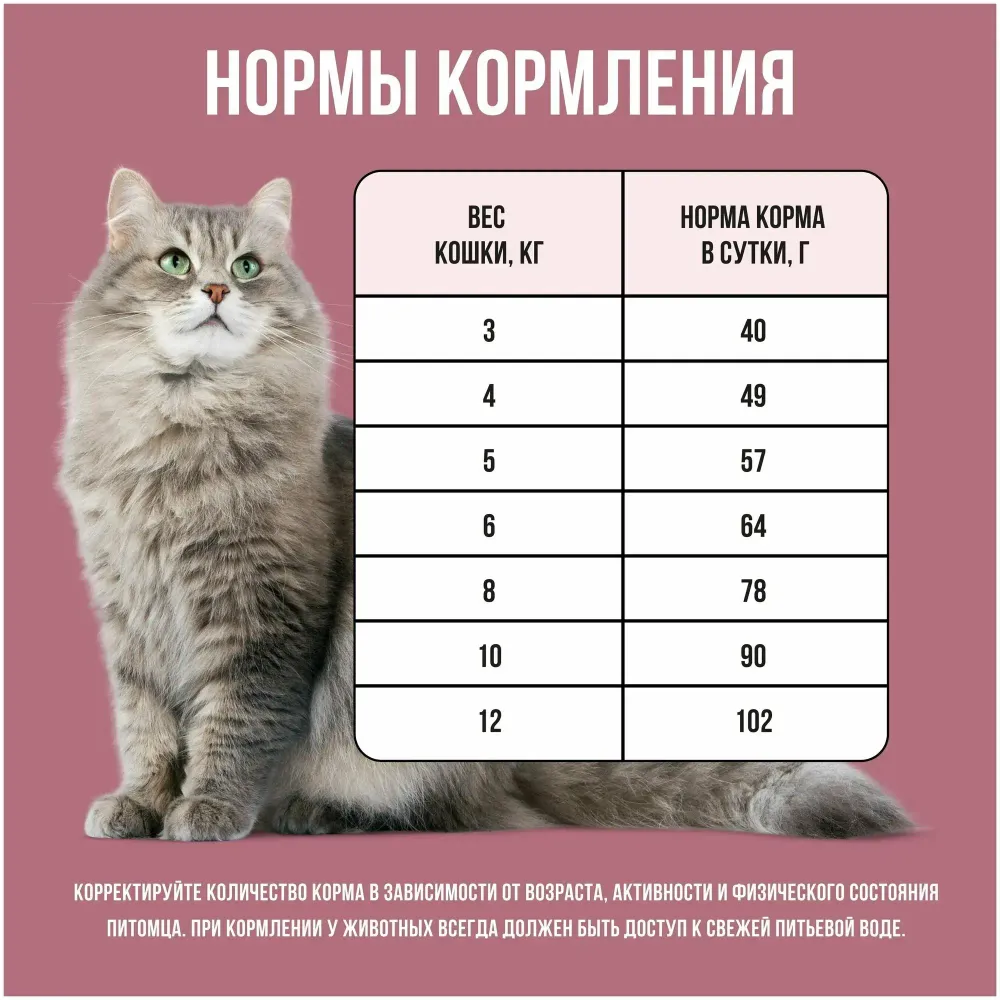 Уценка! Повр.упак. / Сухой корм BOWL WOW для стерилизованных кошек с индейкой и свеклой
