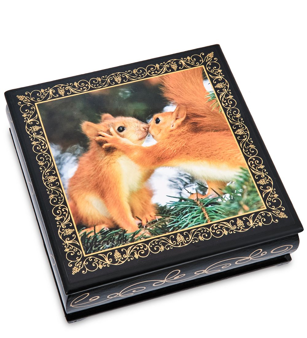 Народные промыслы ШК-11/ 7-K Шкатулка в технике декупаж (16х16х5)