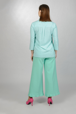 Брюки широкие 2796АЕ, зеленый #184Зб022796АЕ