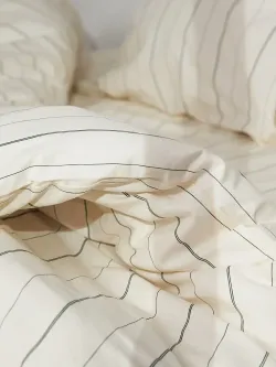 Наволочка комплект 2шт перкаль Сказка "Полоски Эко" 40х40 см на молнии