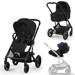 Коляска Cybex Balios S Lux BLK 2025 Cloud G i-Size Ocean Blue Plus 3 в 1 Moon Black