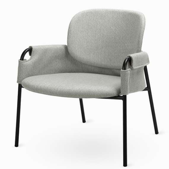 Лаунж-кресло Lok, серое