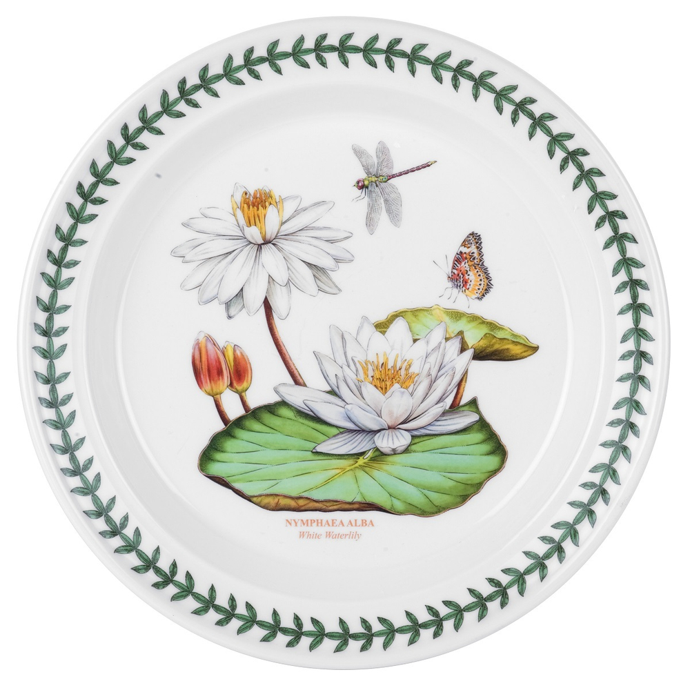 Portmeirion Обеденная тарелка Exotic Botanic Garden 26,5 см Whie Waterlily