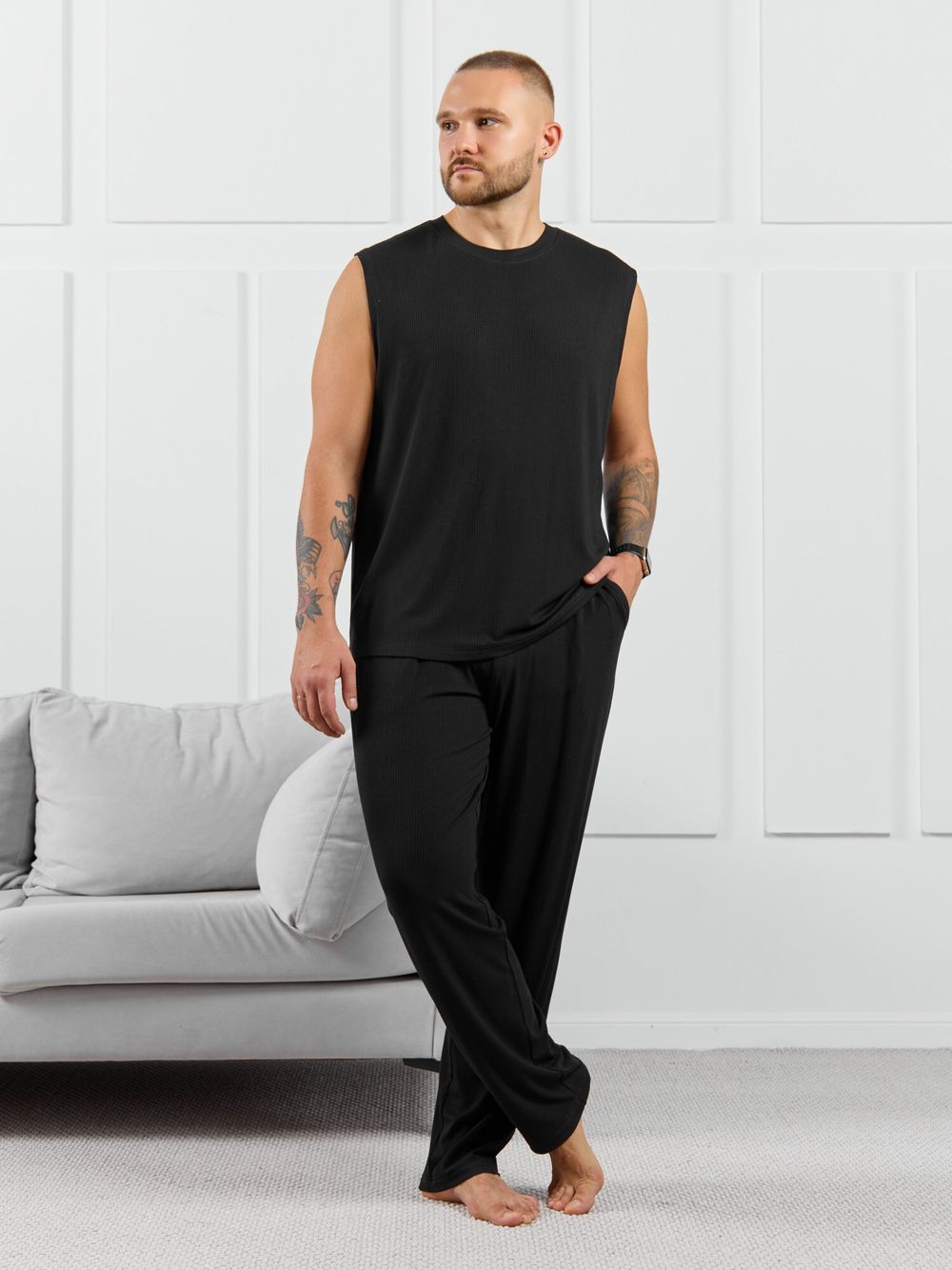 Брюки мужские Алессандро-3 Виотекс ЧЁРНЫЙ