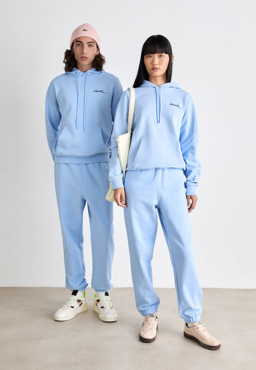 Lacoste UNISEX - Толстовка с капюшоном - Светло-синий