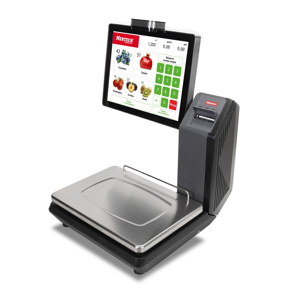 Весы с печатью этикеток M-ER 725PM-15.2 (VISION-AI 15", USB, Ethernet, Wi-Fi)
