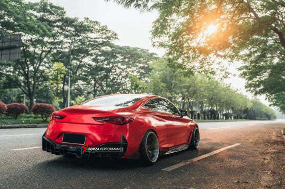 Обвес для Infiniti Q60 переделка в Black S 2017-2022 Инфинити