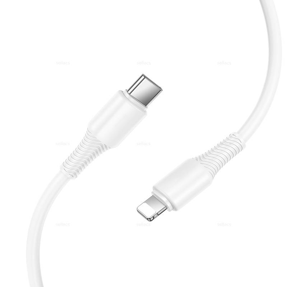 Кабель Type-C на Lightning Hoco X120 (white) (Краснодар склад)