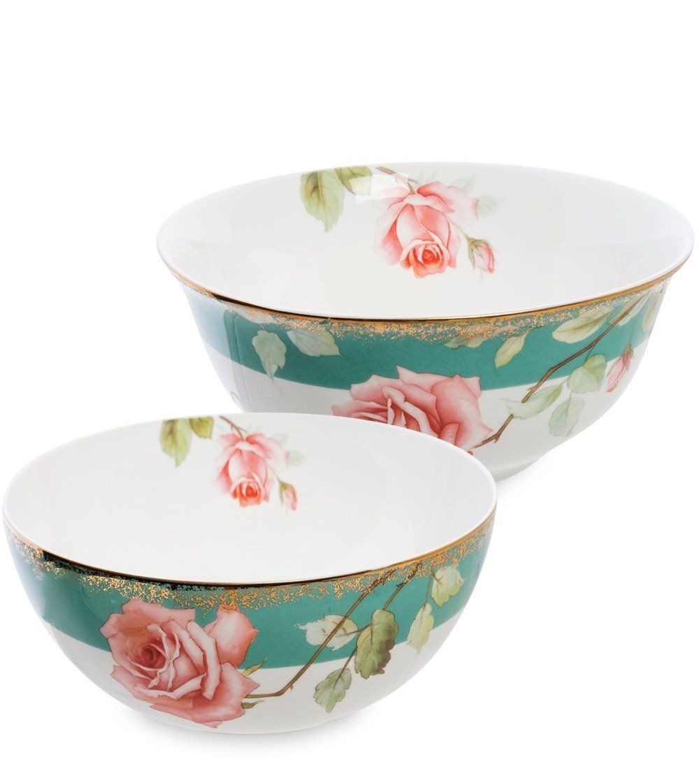 Pavone JK-236 Набор из 2 салатников «Роза» (Milano Rose  )