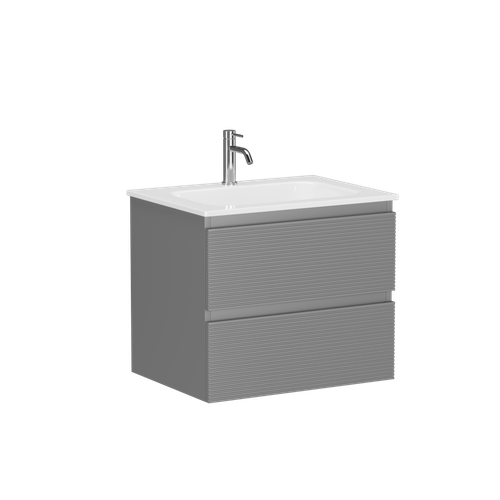 Тумба с раковиной Sancos Folk 60 см FL60ES ergraut soft