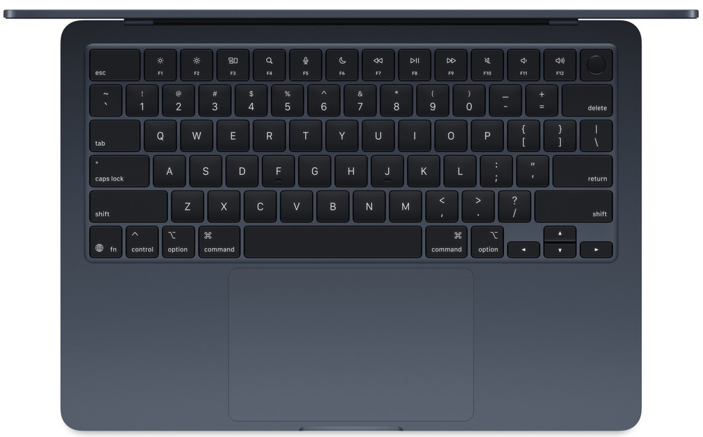 Ноутбук  Apple Macbook Air 13 (2025) 13.6 ", M, 16 Гб RAM, 256 Гб SSD, M4 8-Core GPU, Черный