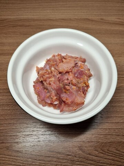 Натуральный корм для кошек "Кролик - Индейка. Кусочки в фарше"