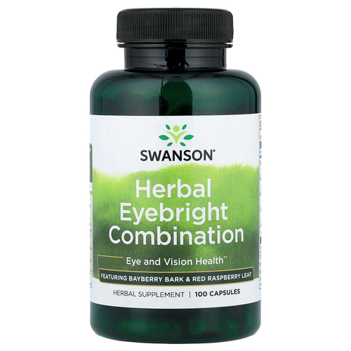 Swanson, Травяная очанка, 100 капсул