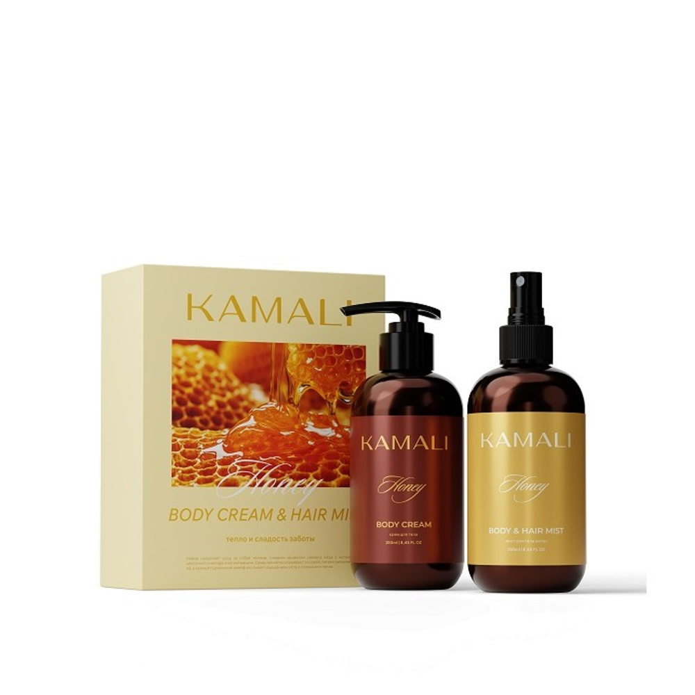 KAMALI Уходовый набор для тела HONEY CREAM & MIST