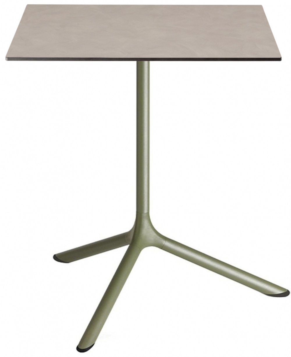 Стол ламинированный обеденный складной Scab Design Tripe Maxi Folding, оливковый, тортора шпатель