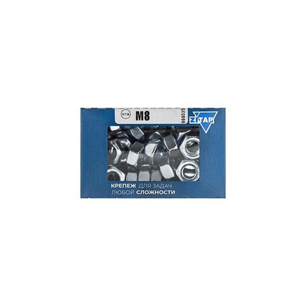 Гайка шестигранная М8 DIN 934 оцинк. (уп.100шт) Tech-Krep/Zitar 105248