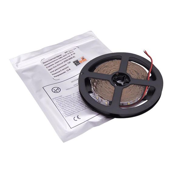 Светодиодная лента SWG 12W/m 60LED/m 5630SMD холодный белый 5M 001688